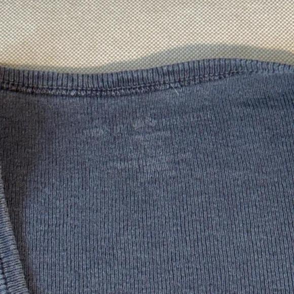 Brandy Melville Baby Tee Women Small Blue Excellent Short Sleeve Basic 90s Style