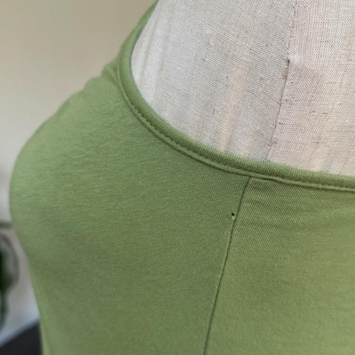 Isca Cami Top Women Small Sage Green Good Gathered Bust Spaghetti Strap Y2K