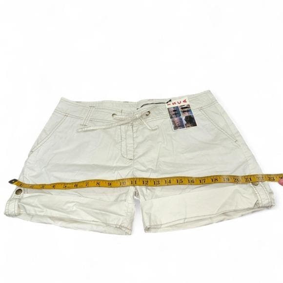 ISCA Collection Shorts Women Large Cream NWT Utility Safari Y2K 460513