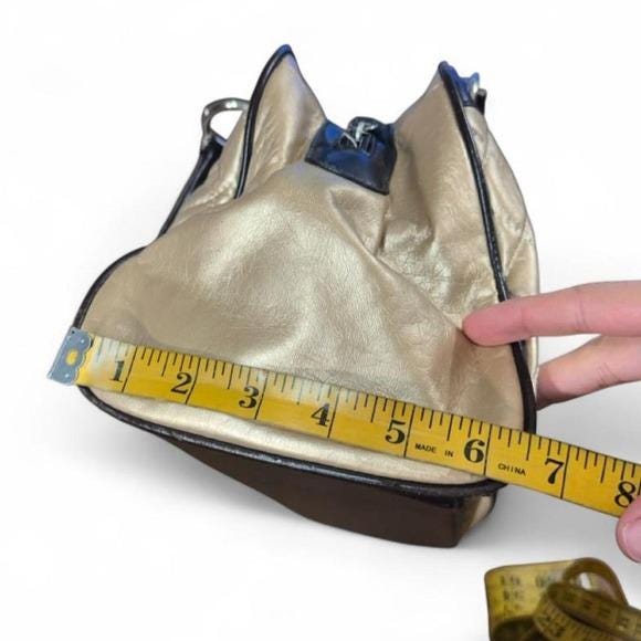 Betty Boop Handbag Women Large Gold Brown Good Quilted Satchel Y2K Retro Icon