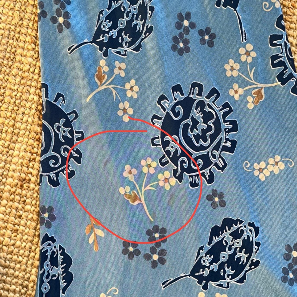 Georgette Maxi Dress Women Small Blue Floral Mesh Corset Y2K Vintage 90s USA