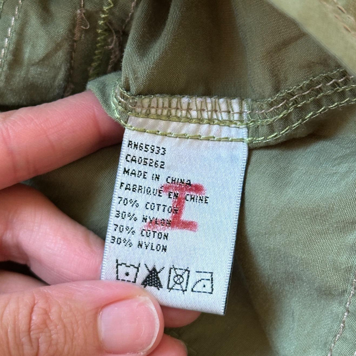 Point Zero Utility Jacket Women M Green Contrast Stitch Y2K Gorpcore 00s Nicole